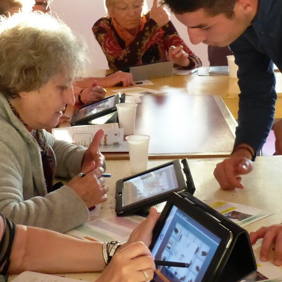 Portrait Internet Schulung